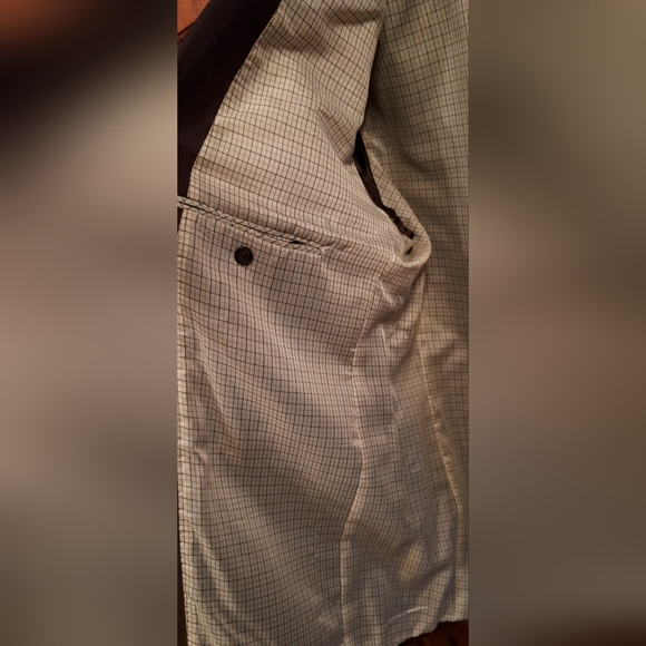 Mens Lauren Ralph Lauren Sports Jacket 46 Reg Lined Polyester Faux Suede - Picture 4 of 12